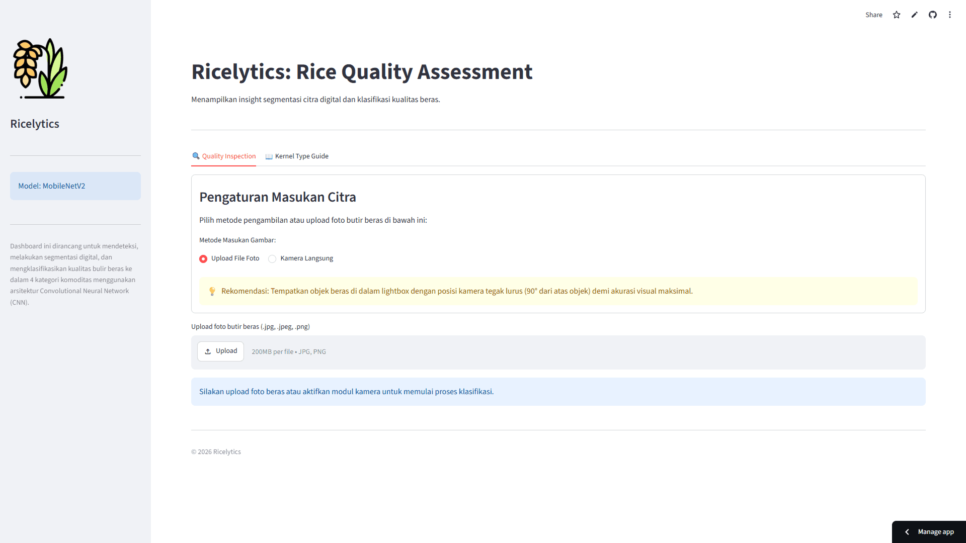 Ricelytics